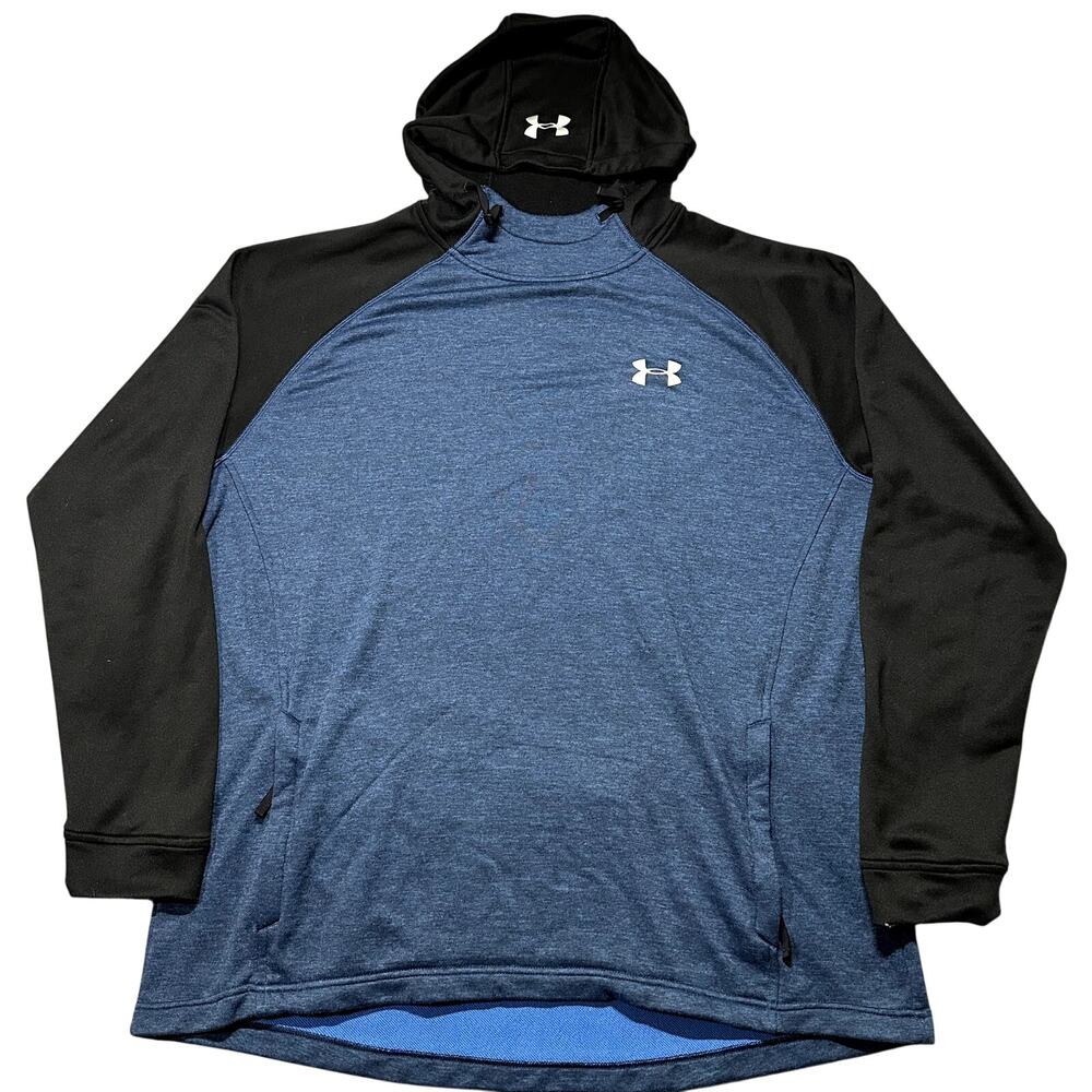Under‎ Armour Rival Fleece Hoodie Men's 2XL Blue Training Gym